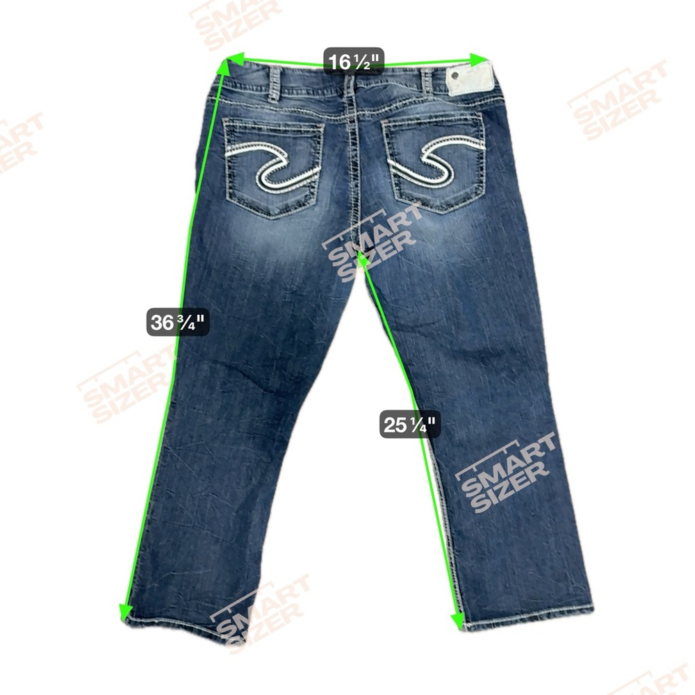 Silver Suki Capri Jeans I5 - Picture 5 of 5